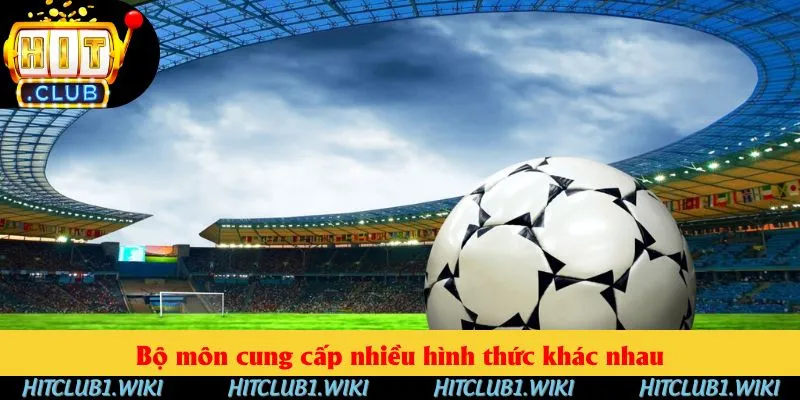 Bộ môn cung cấp nhiều hình thức khác nhau