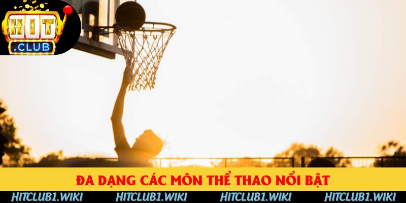 Đa dạng các môn thể thao nổi bật